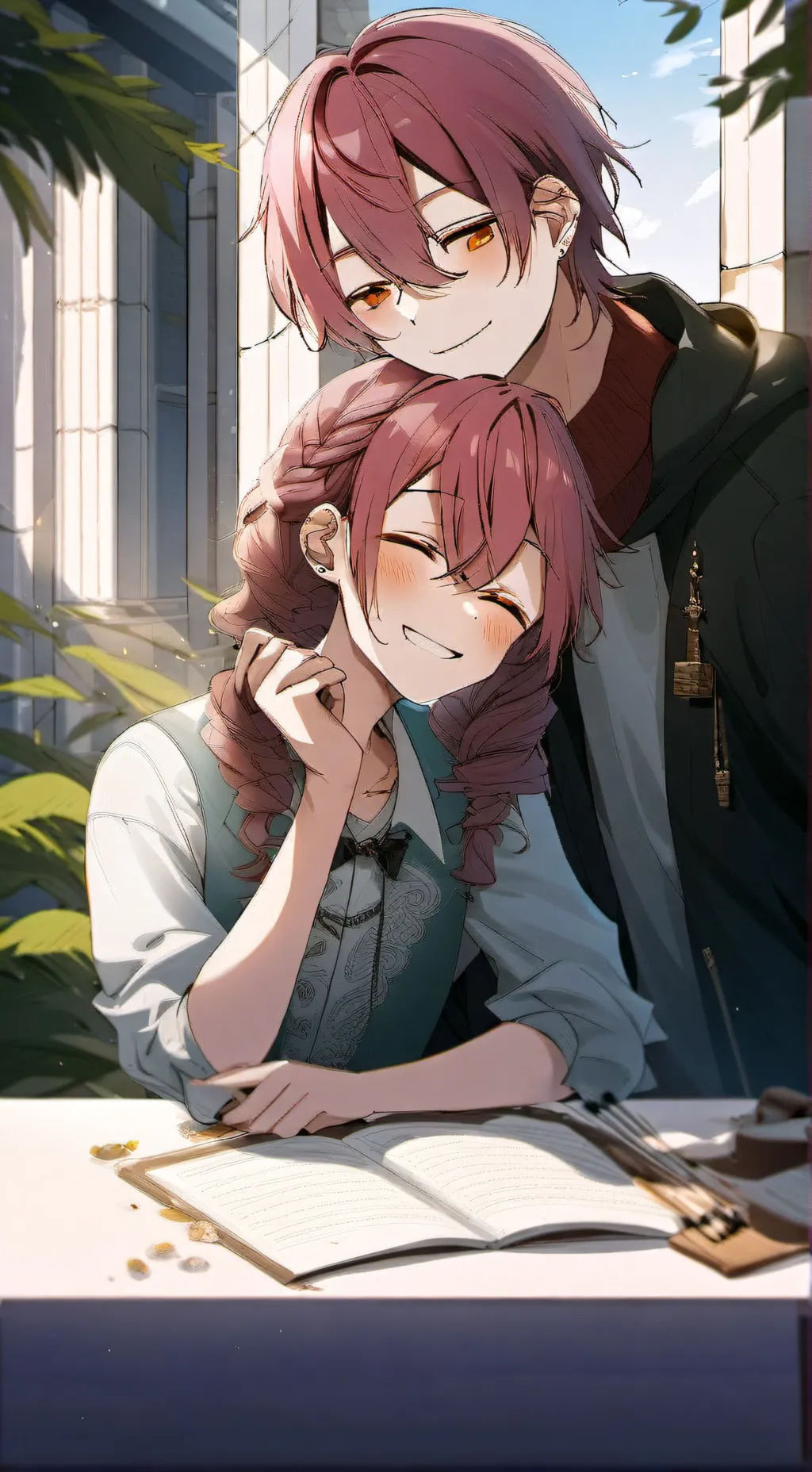 ai character: Jong-Sou et Ava background