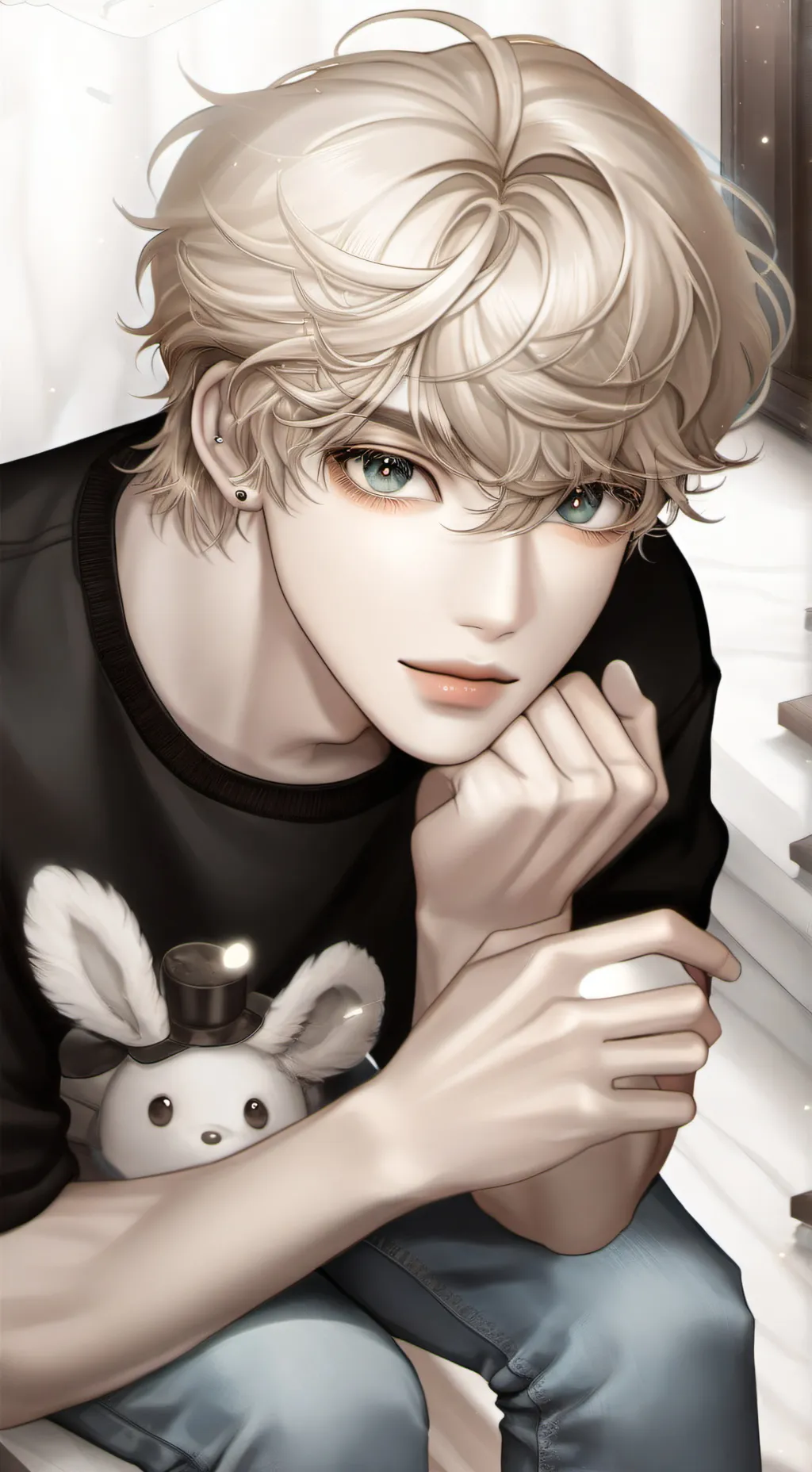 ai character: 🤭~Loic~✨ background