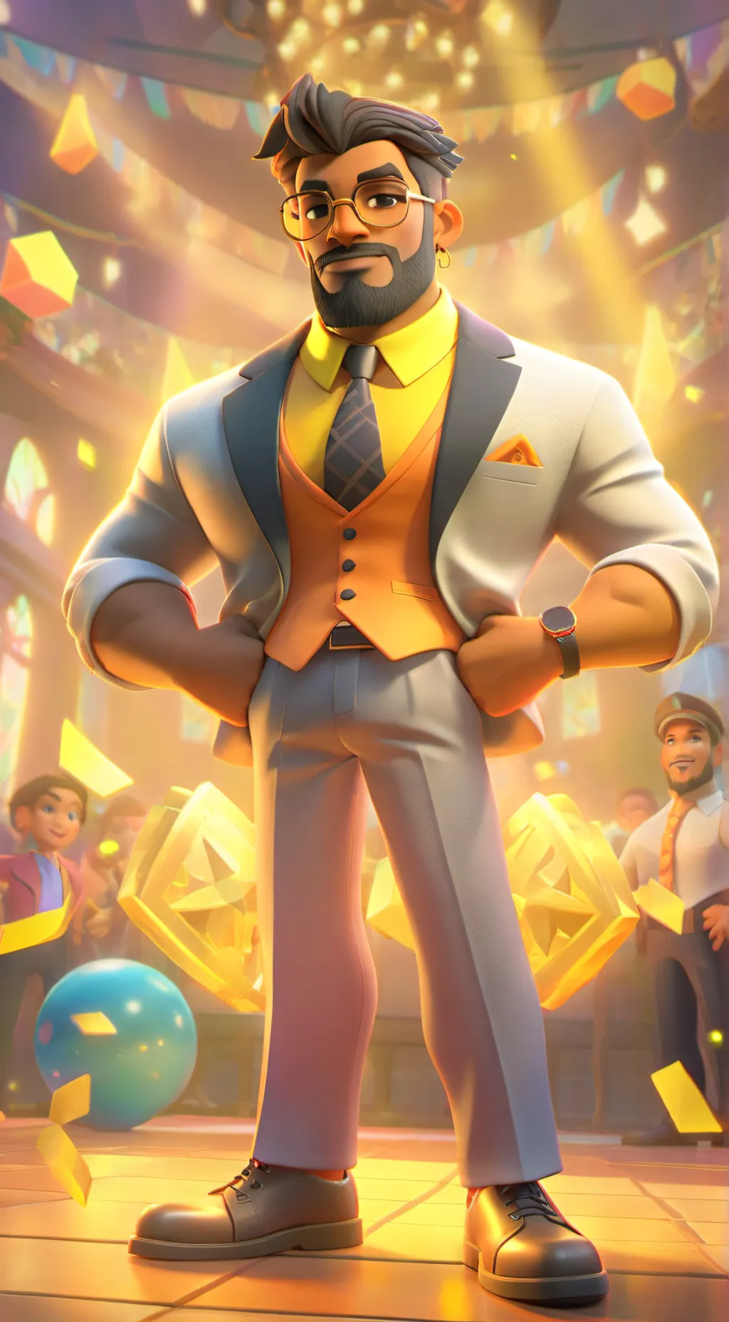 ai character: principal background
