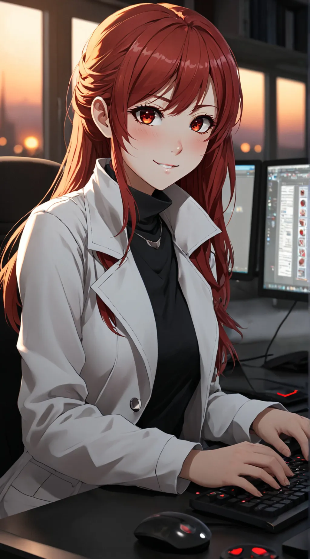 ai character: Akane background