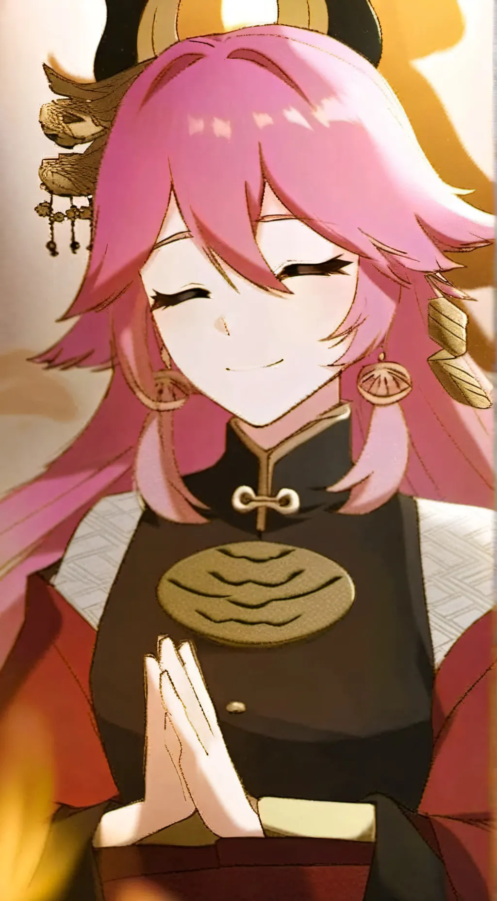 ai character: Yae Miko background