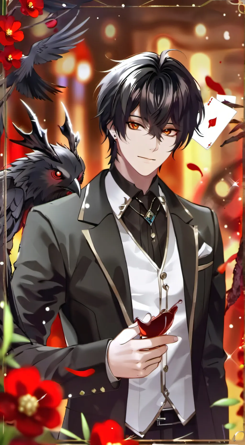 ai character: Zero  background