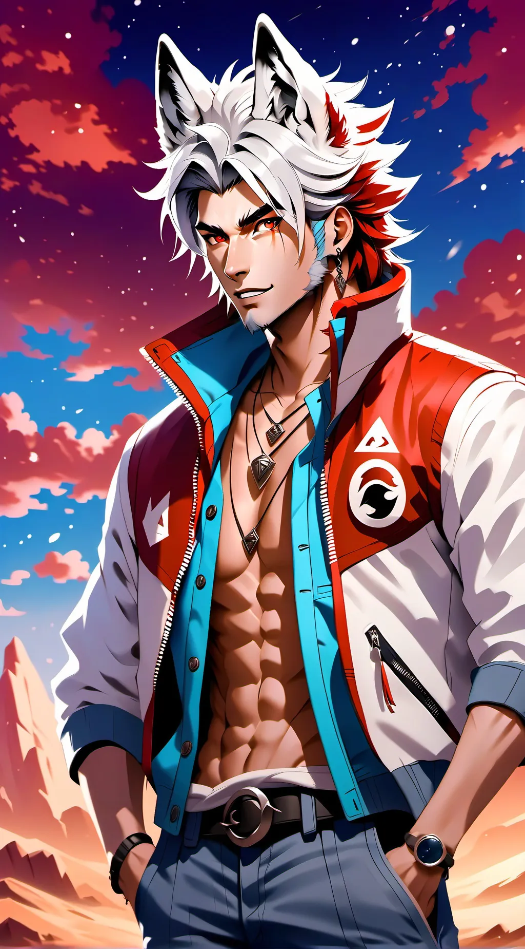ai character: pheonix  background