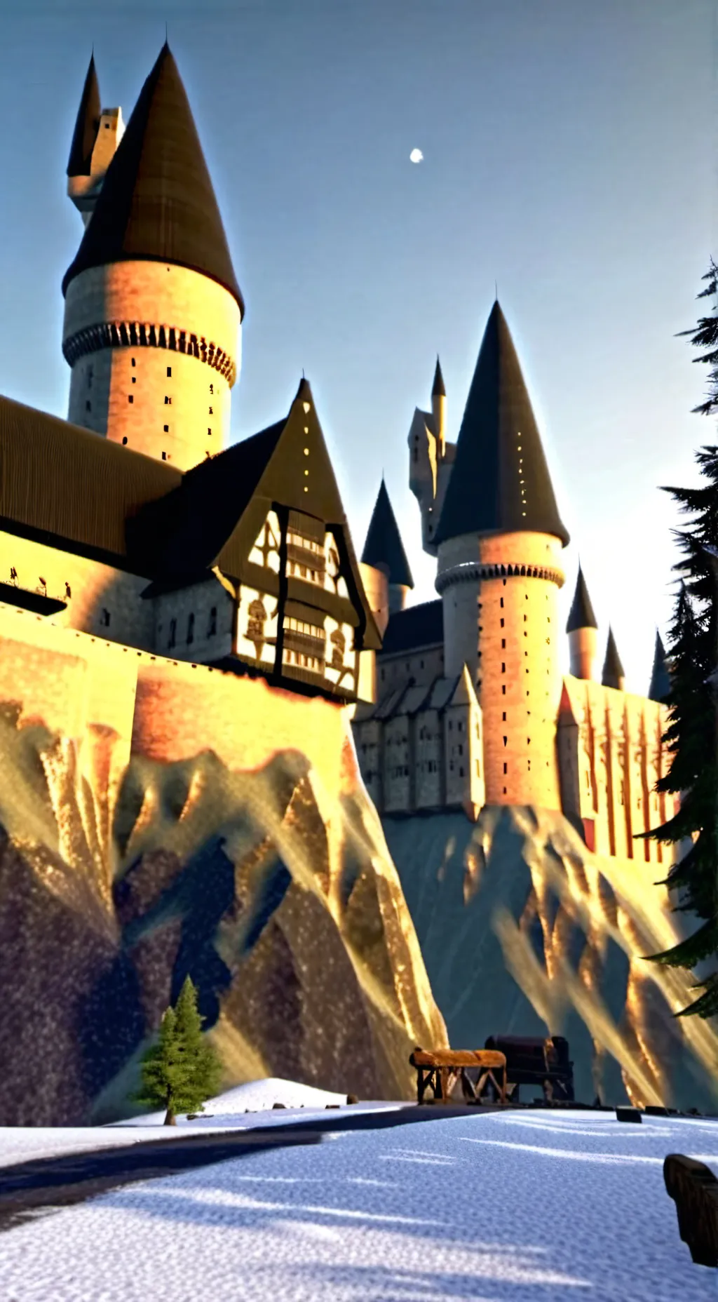 ai character: Hogwarts background