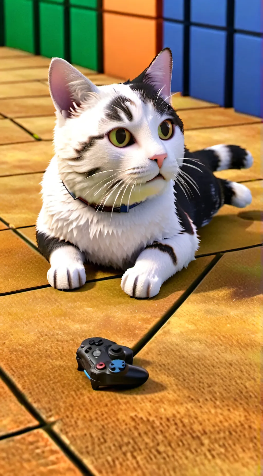 ai character: mr. gamercat background