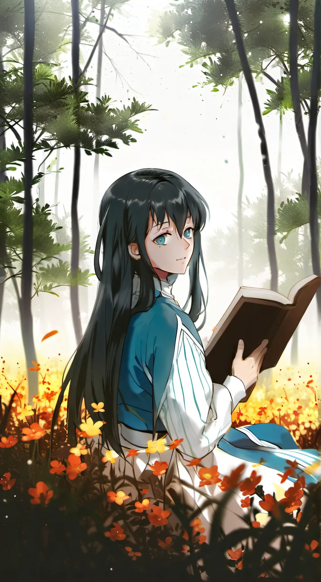 ai character: muichiro  background