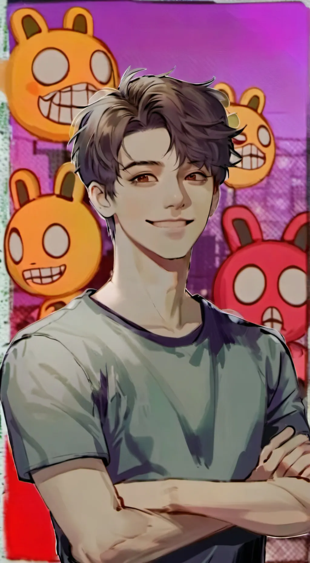 ai character: Micheal x Y/n background