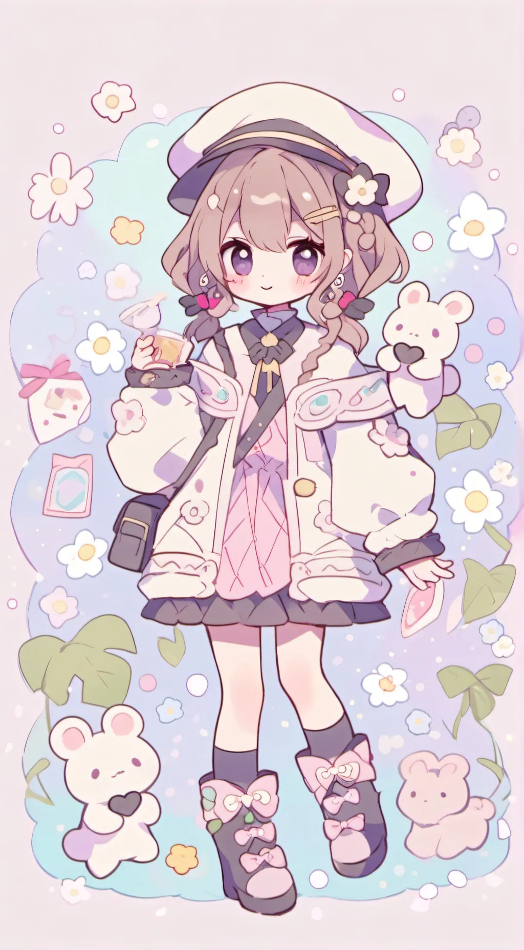 ai character: criancinha  background