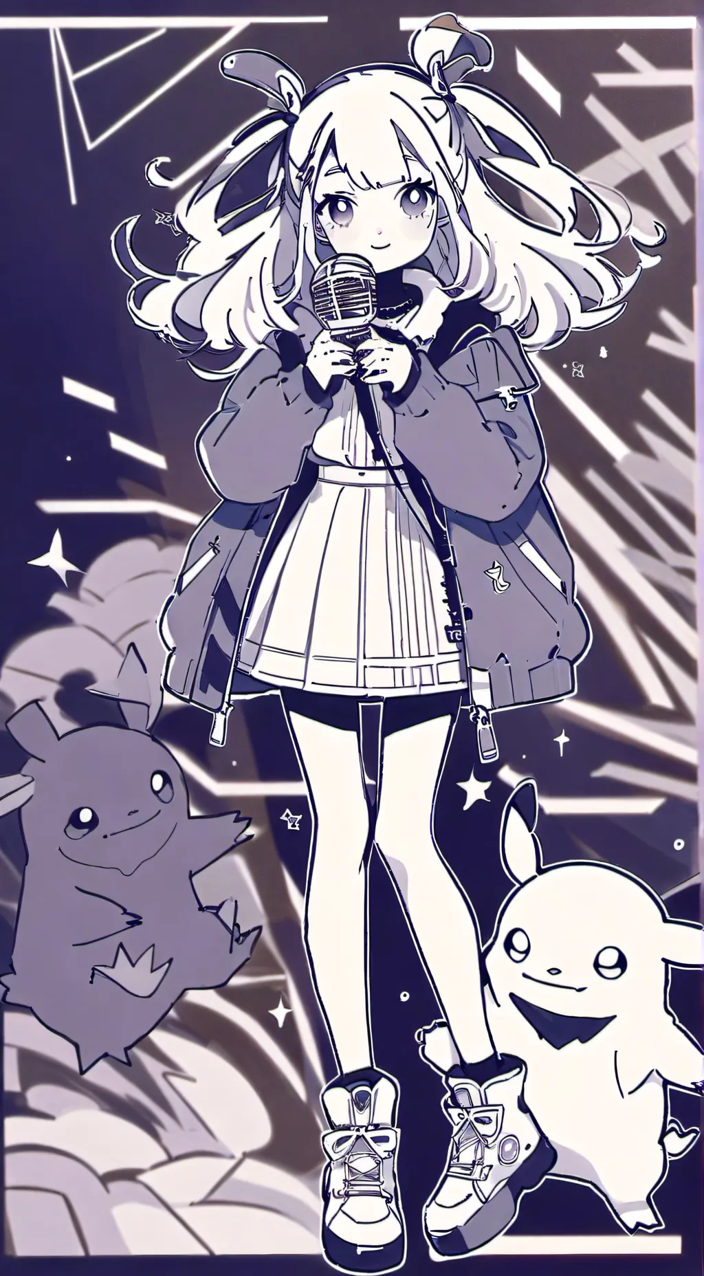 ai character: Sasha background
