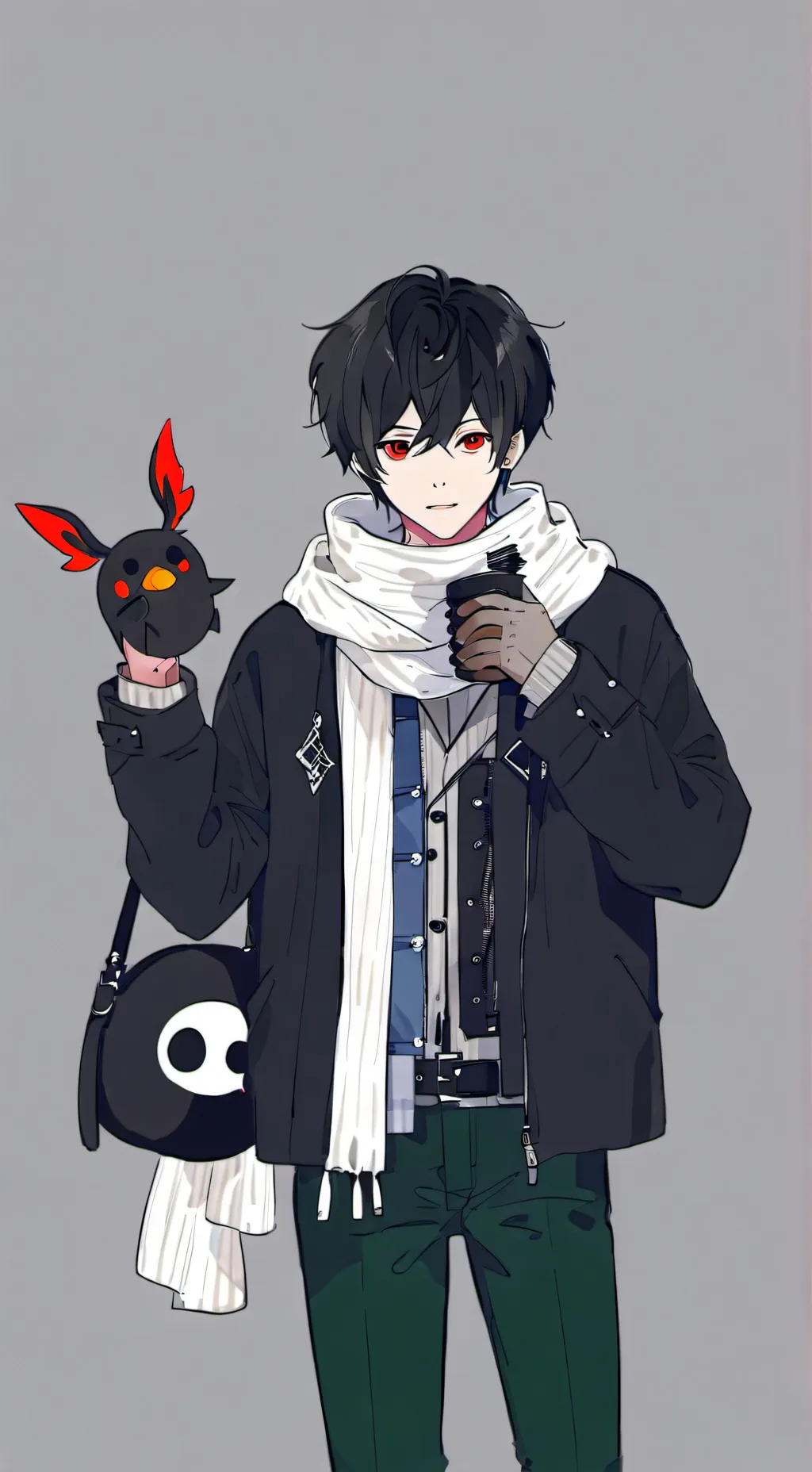 ai character: mha new year background