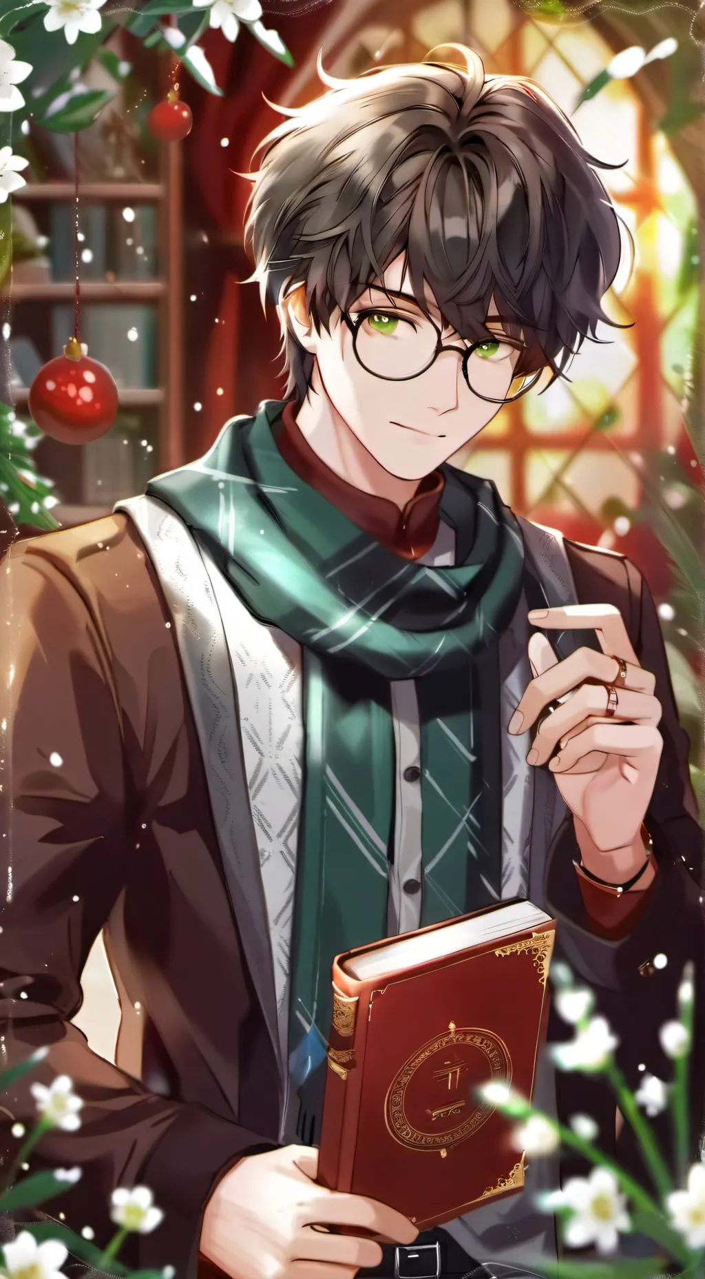 ai character: 𝄞 ქმოჹა 𝄞 background