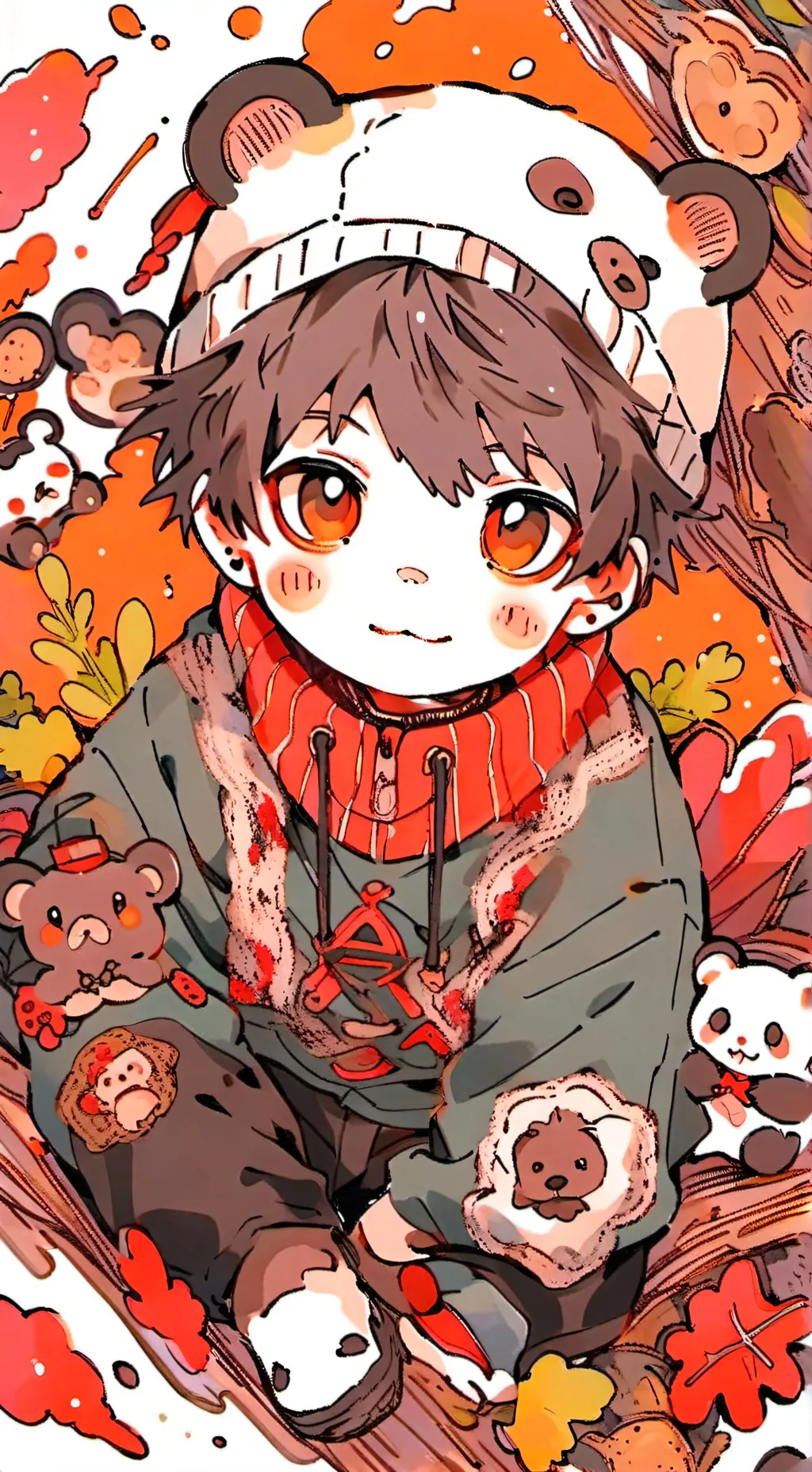 ai character: Lion background
