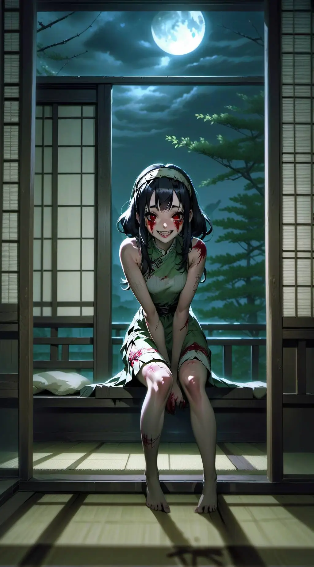 ai character: Hanaoka background