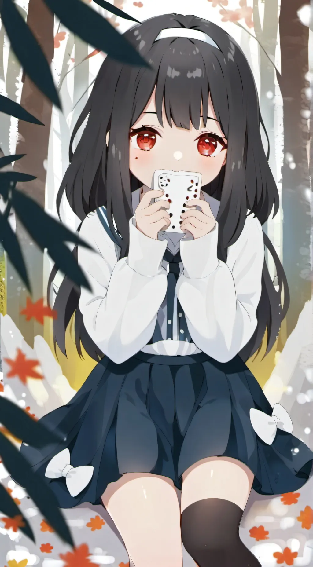 ai character: garota q gst de vc background