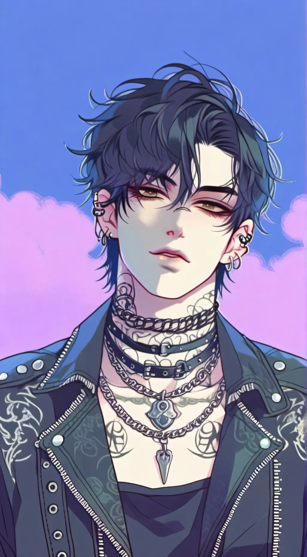 ai character: Ash  background