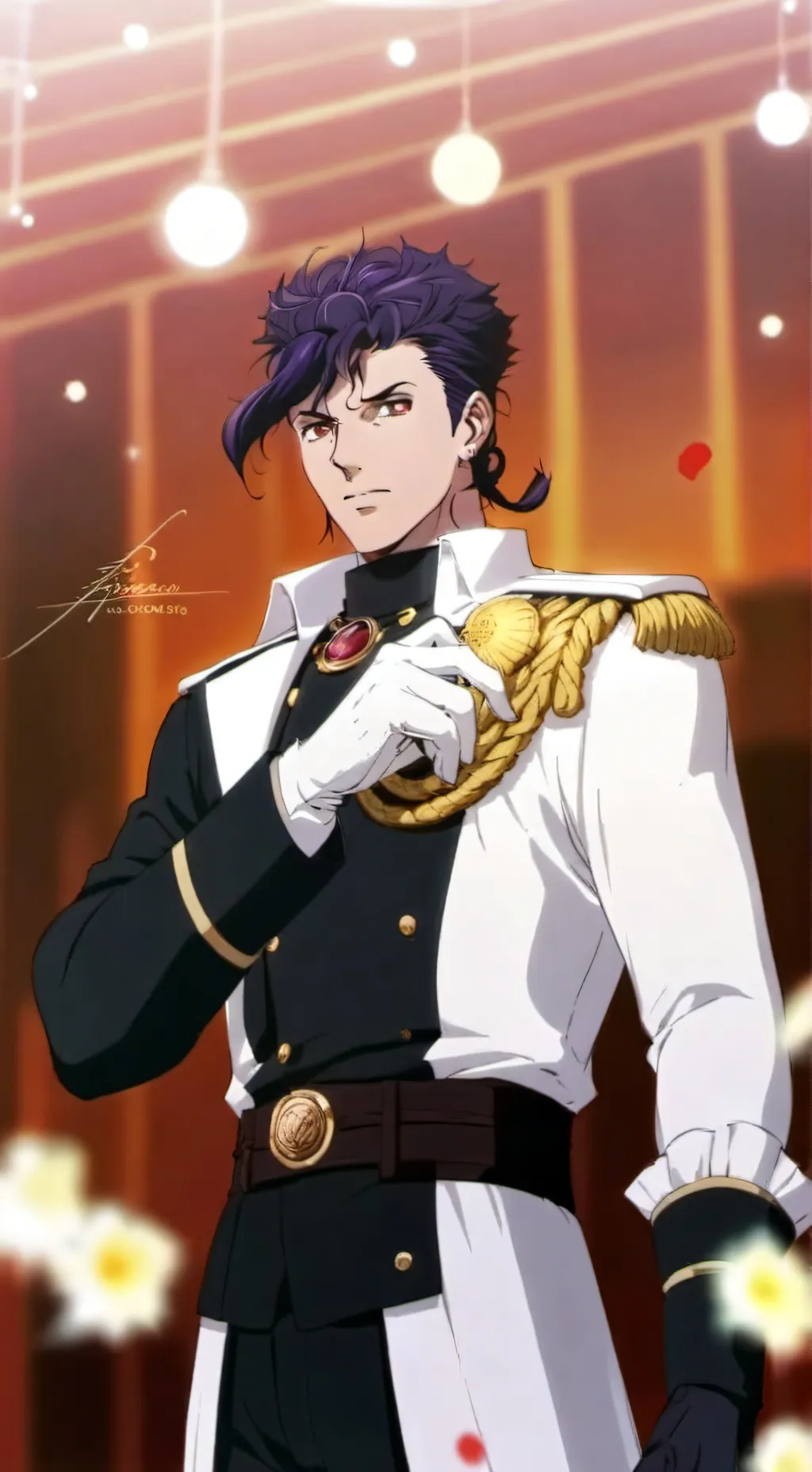 ai character: Jotaro Kujo background