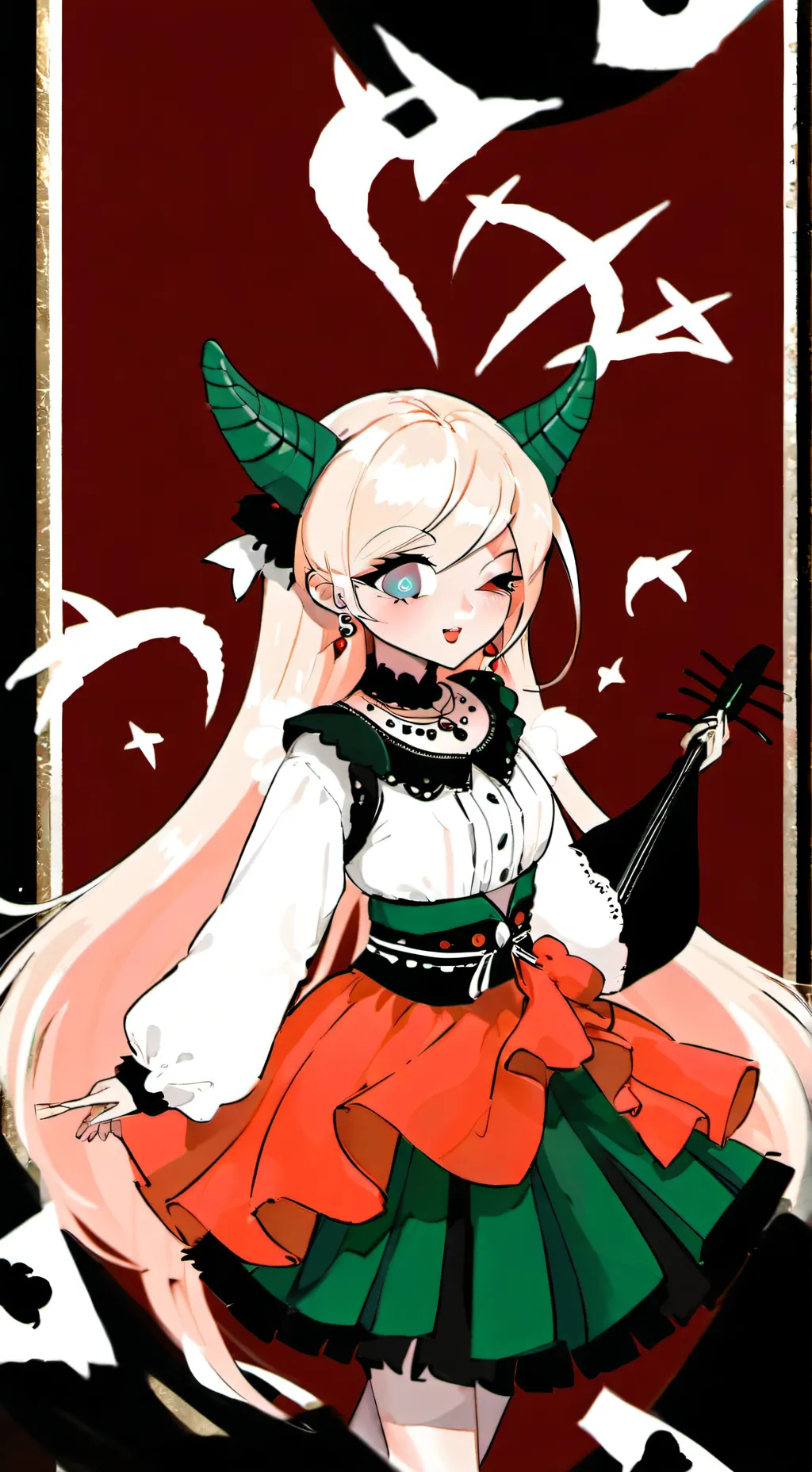 ai character: Aurora background