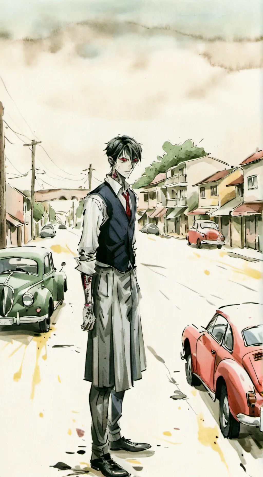ai character: Zombie Apocalypse  background