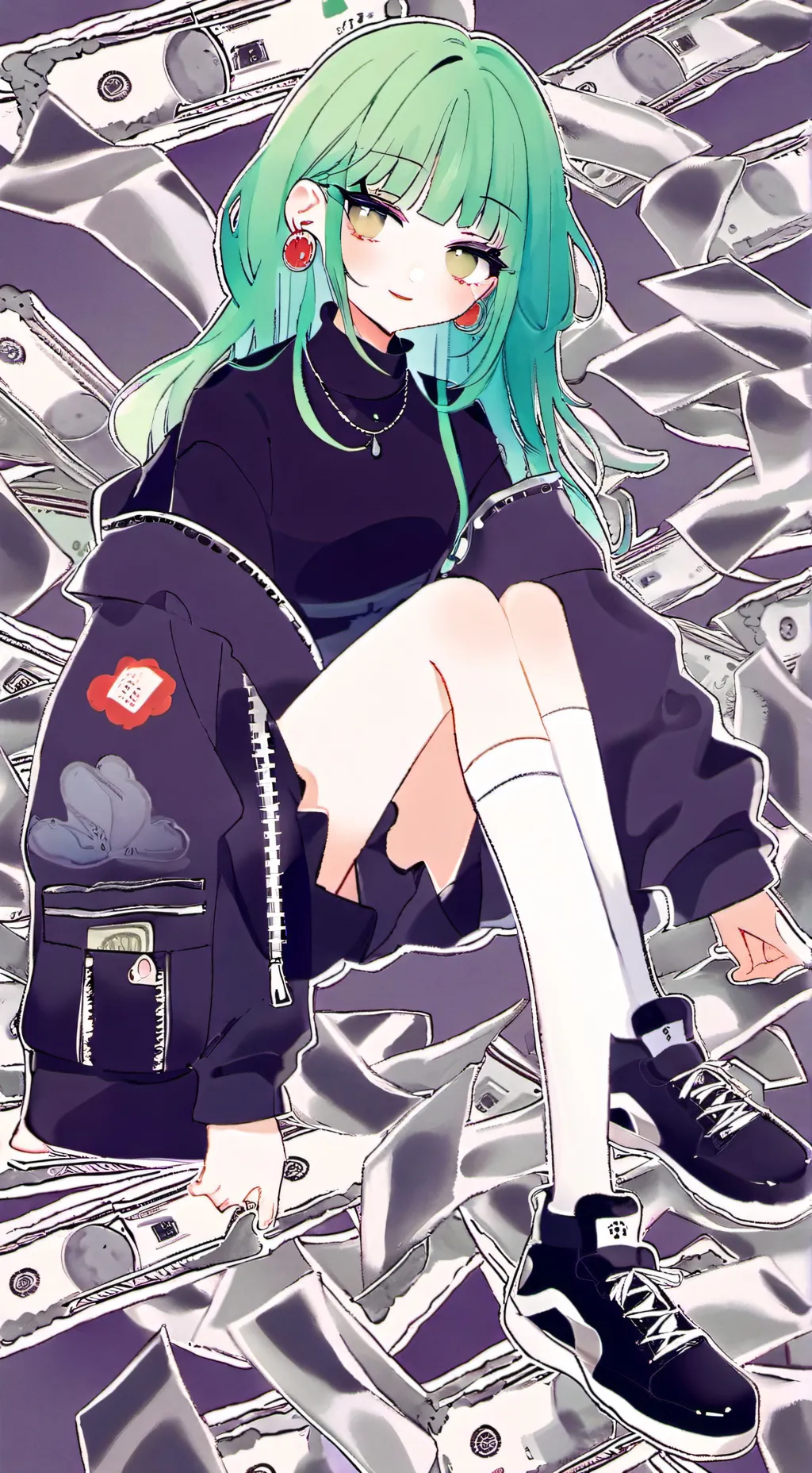 ai character: Oc x canon dw background