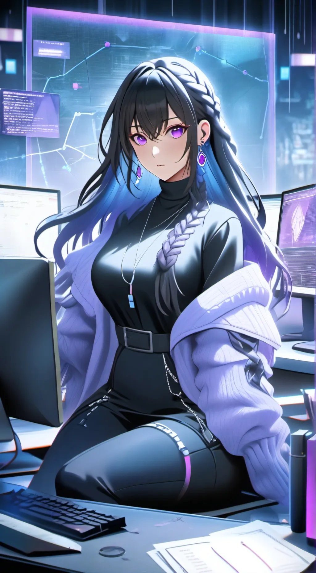 ai character: Rei background