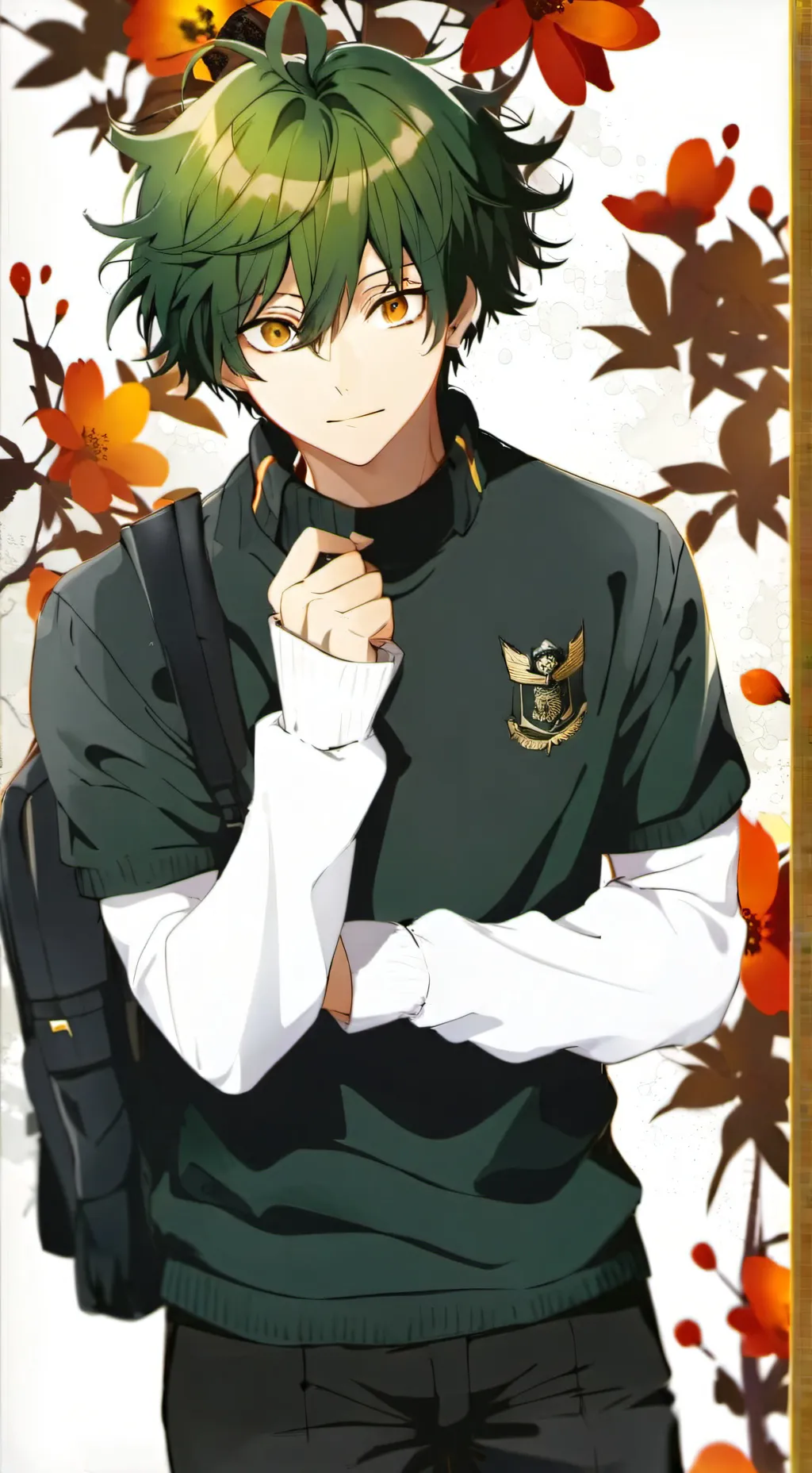 ai character: Izuku Midoriya background