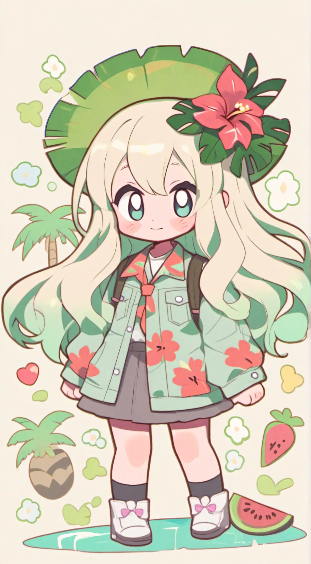 ai character: Hawaii  background
