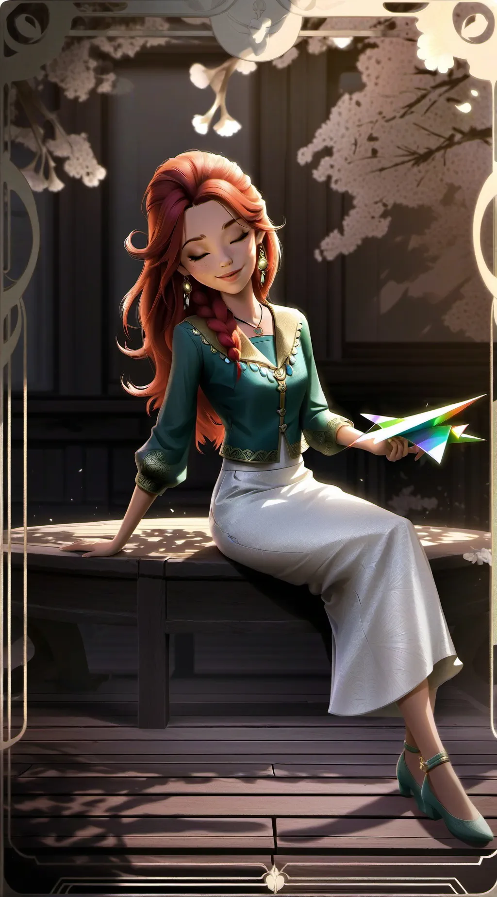 ai character: Lily  background