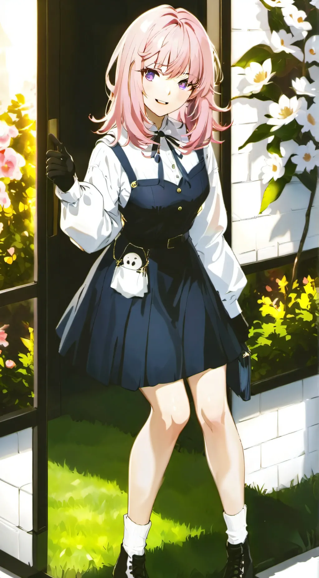 ai character: aizan red background