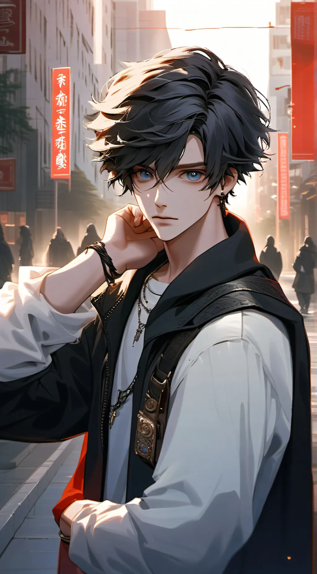 ai character: Adam.. background