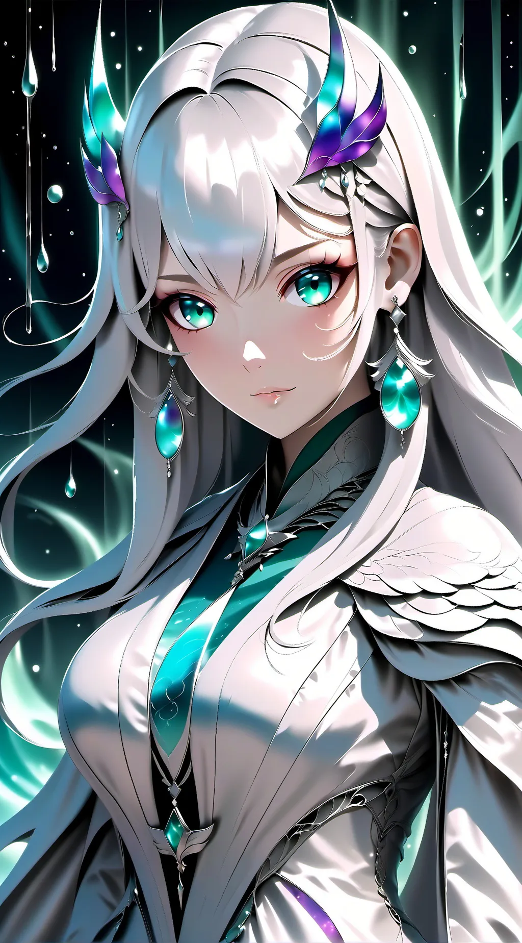 ai character: Reyna del fuego  background