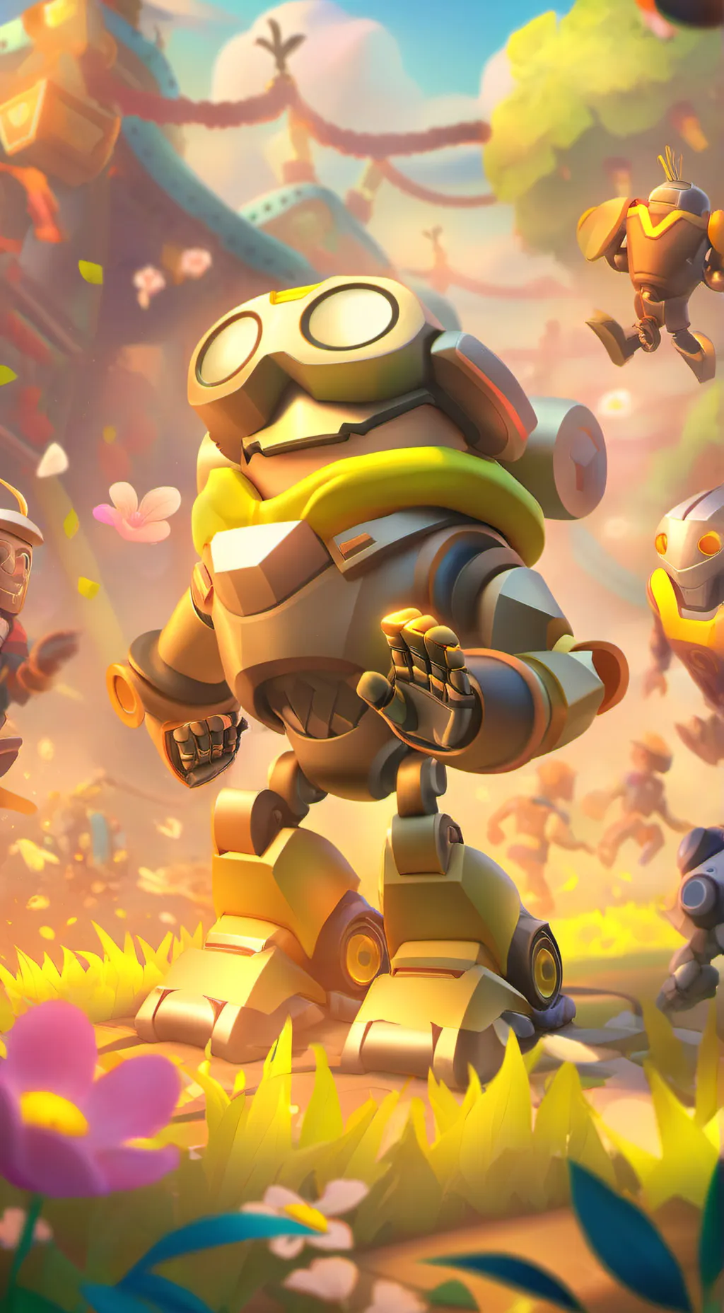 ai character: test background