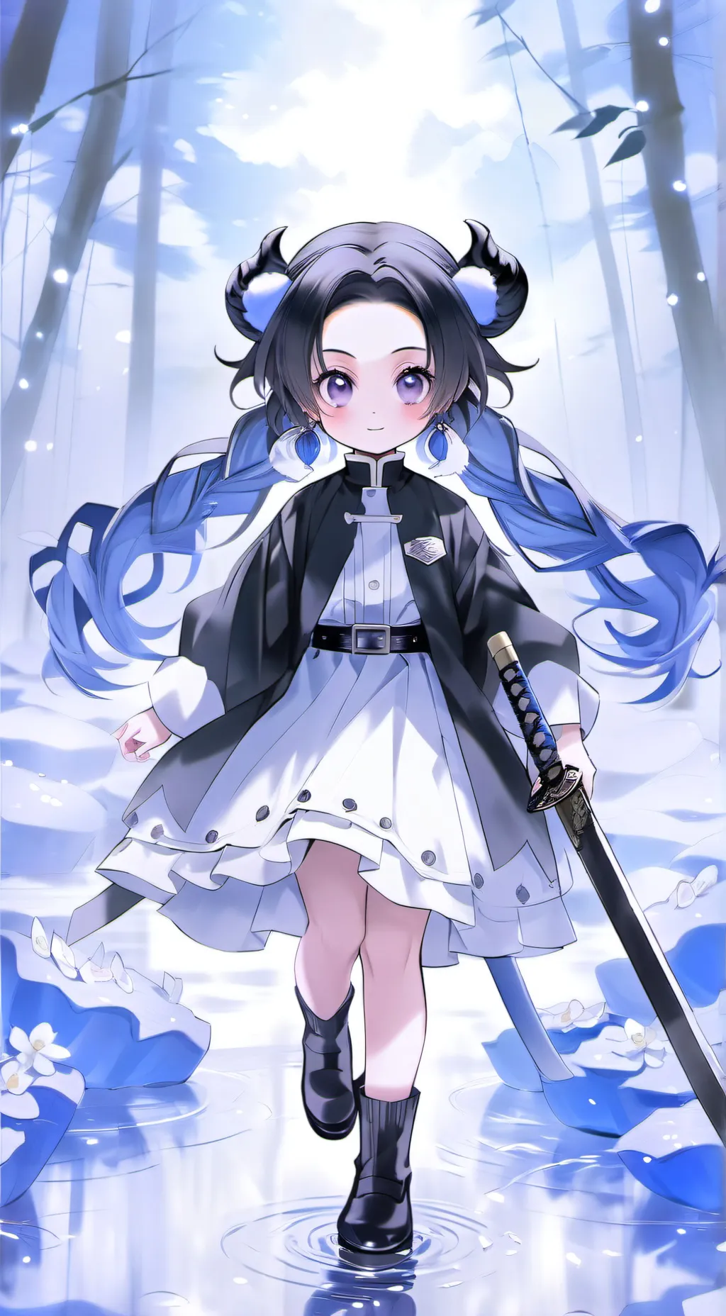 ai character: Demon Slayer background