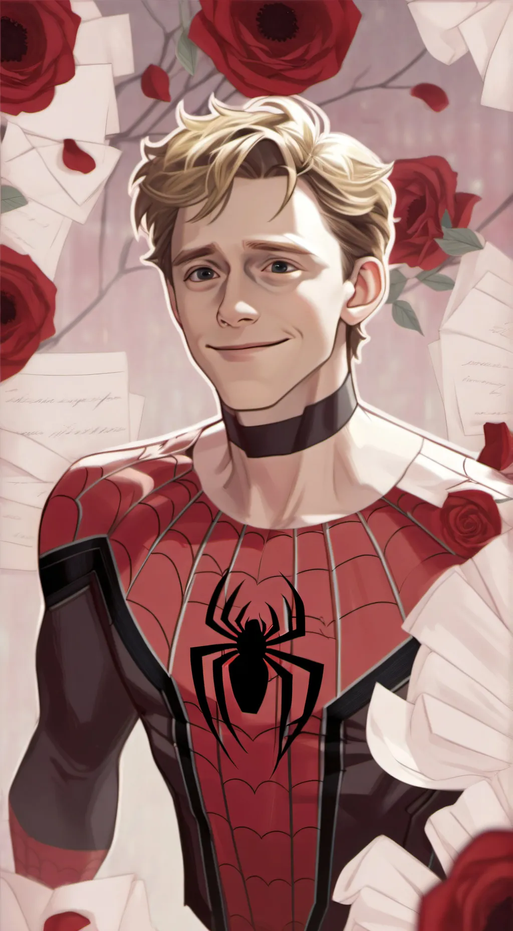 ai character: Peter Parker  background