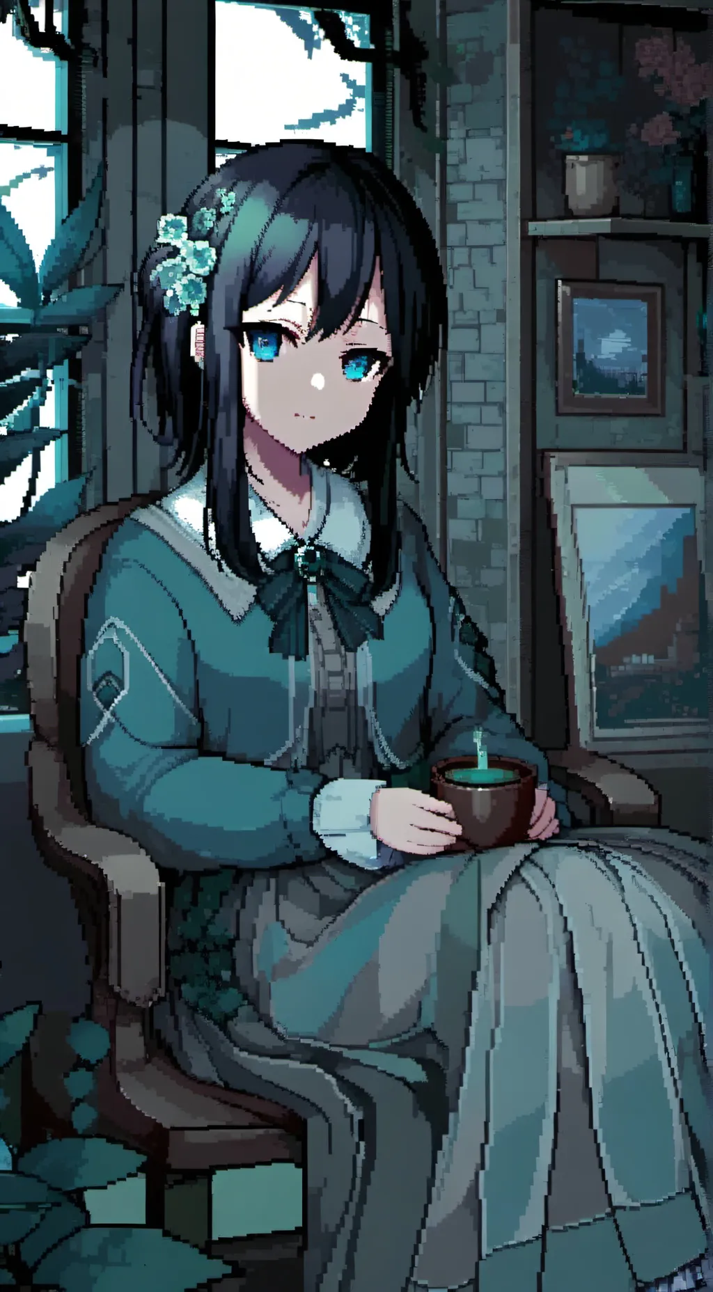 ai character: KNY background