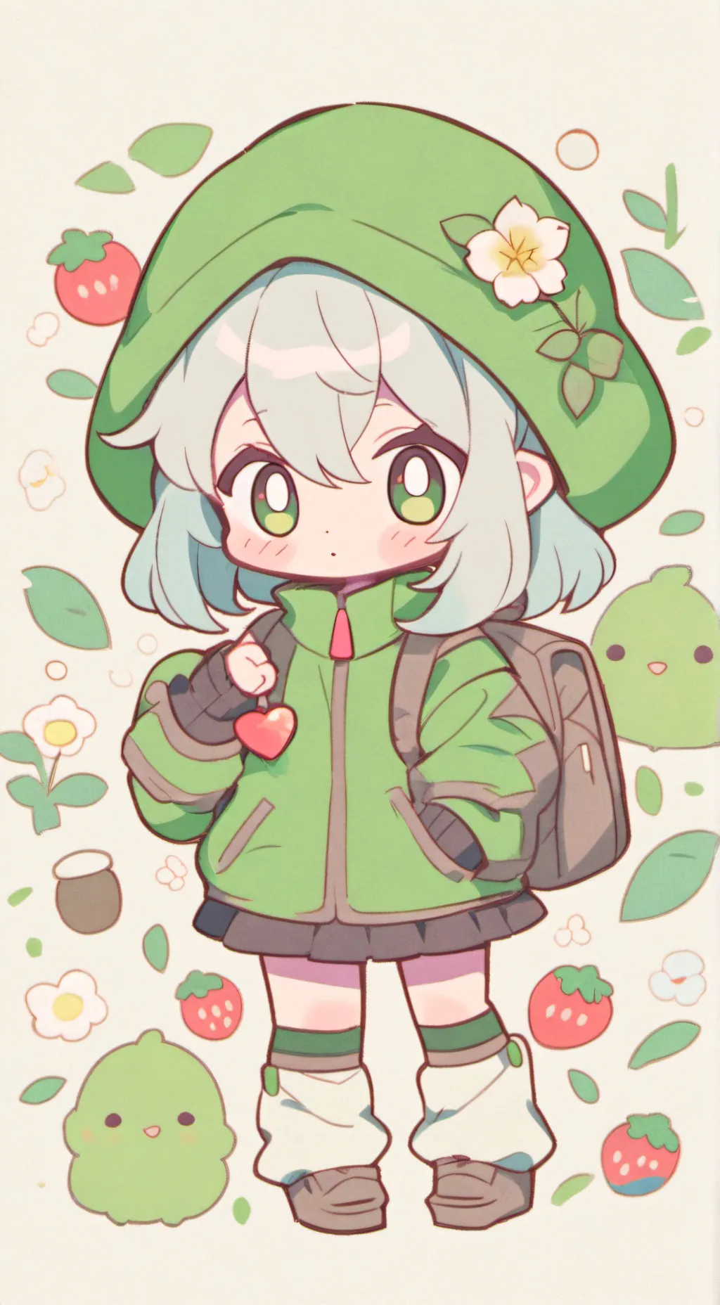 ai character: aleica background