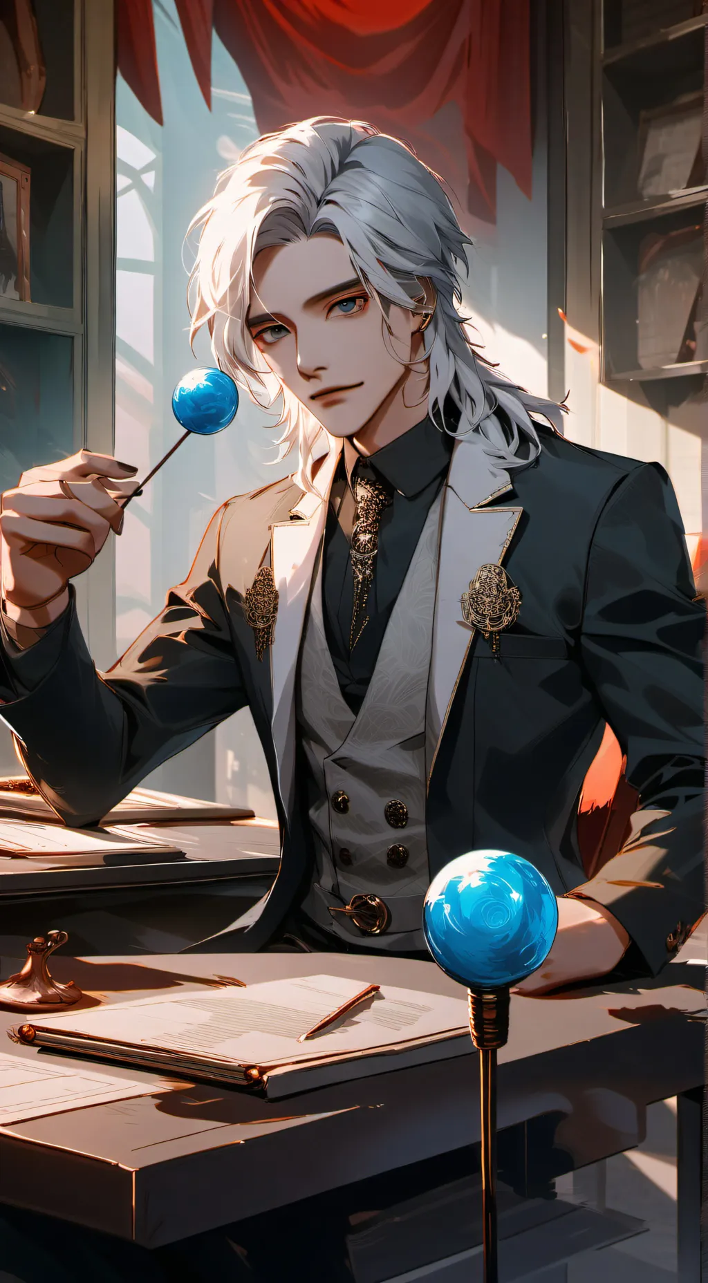 ai character: Casper background