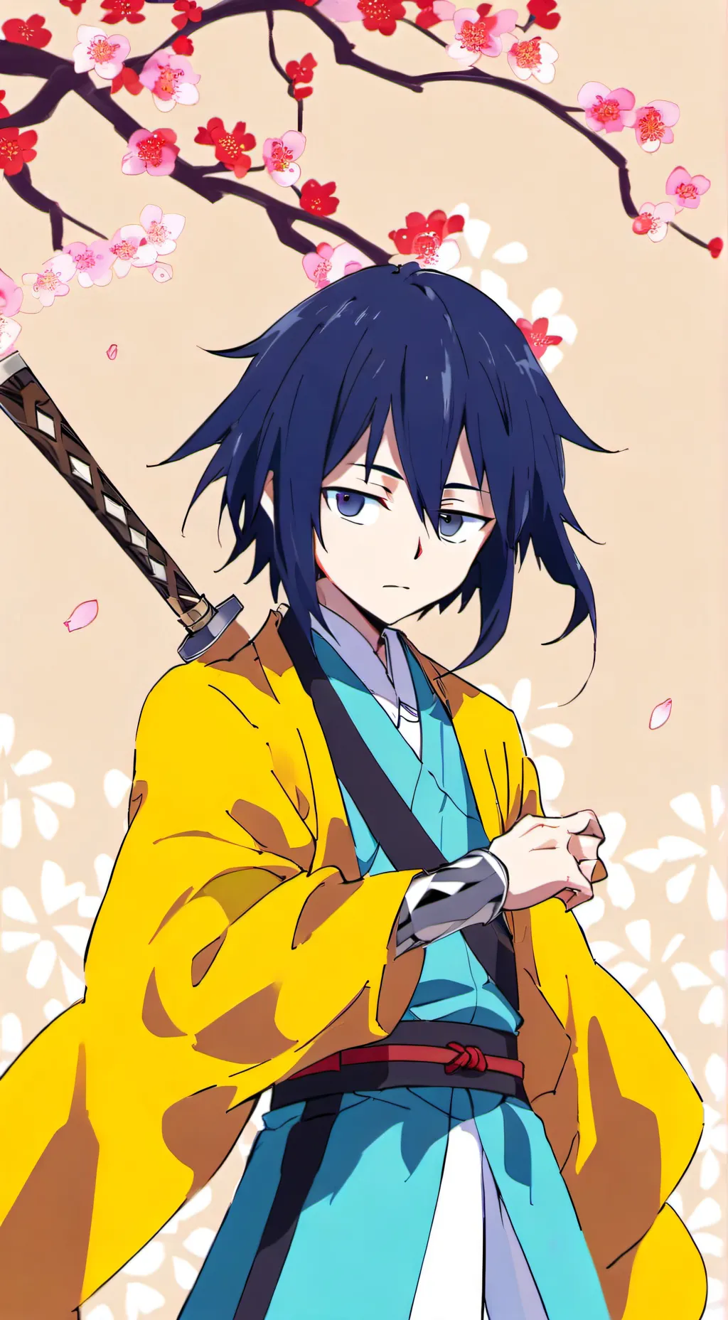ai character: giyu tomioka background