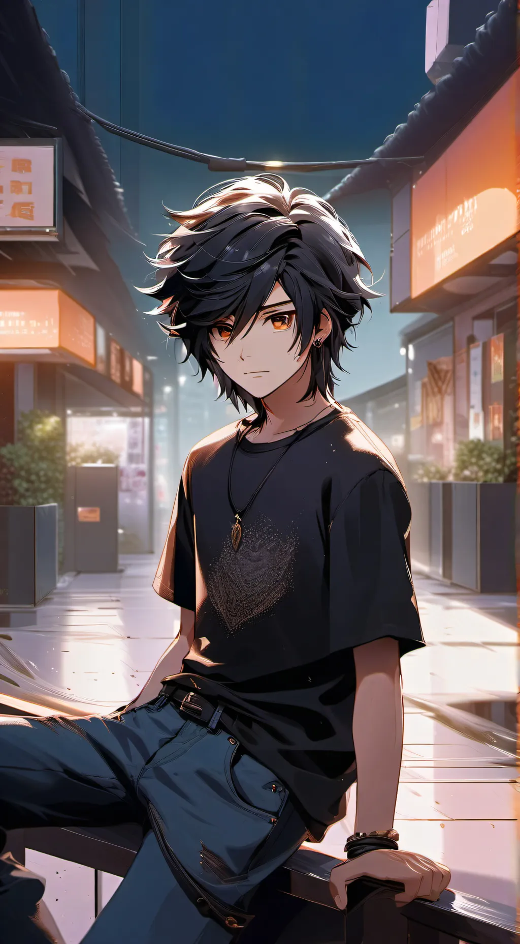 ai character: Jayden  background