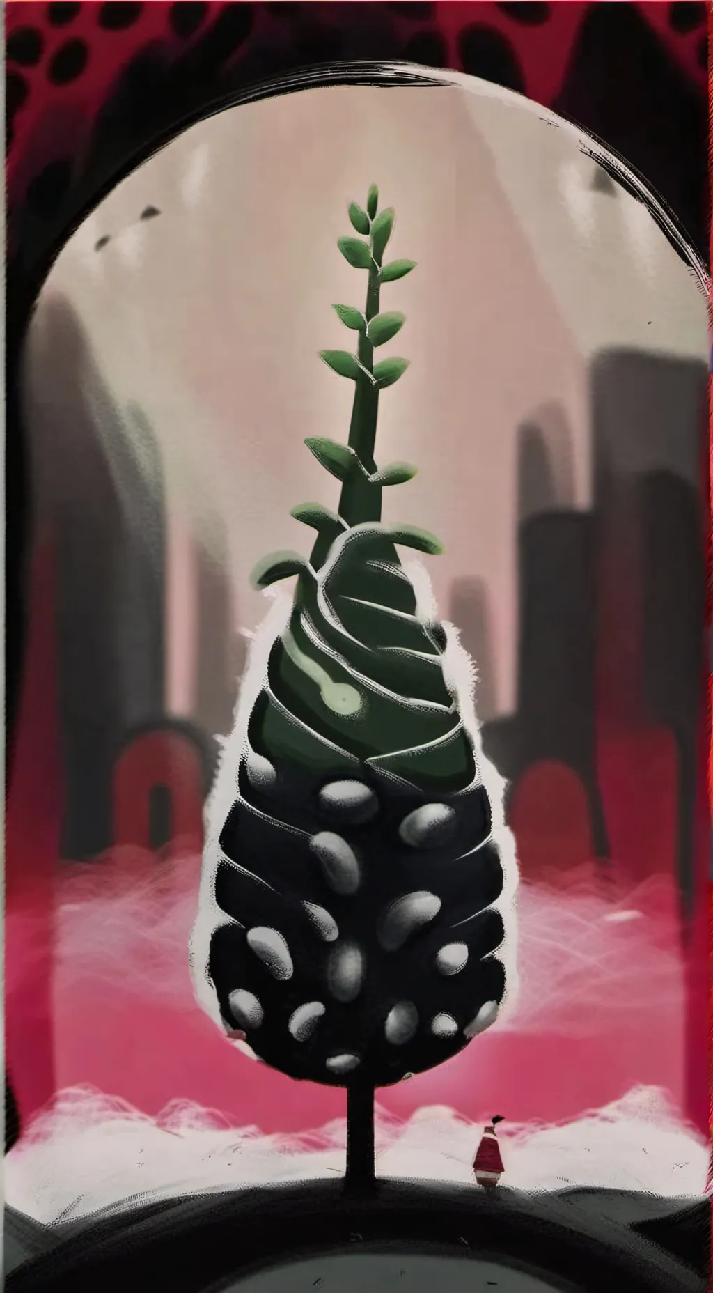 ai character: sprout  background