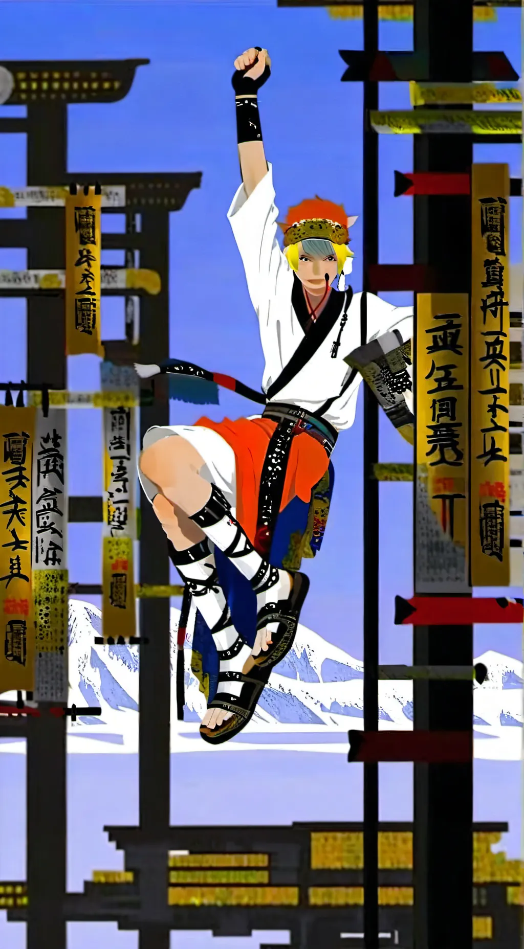ai character: Leg ￼civilization background