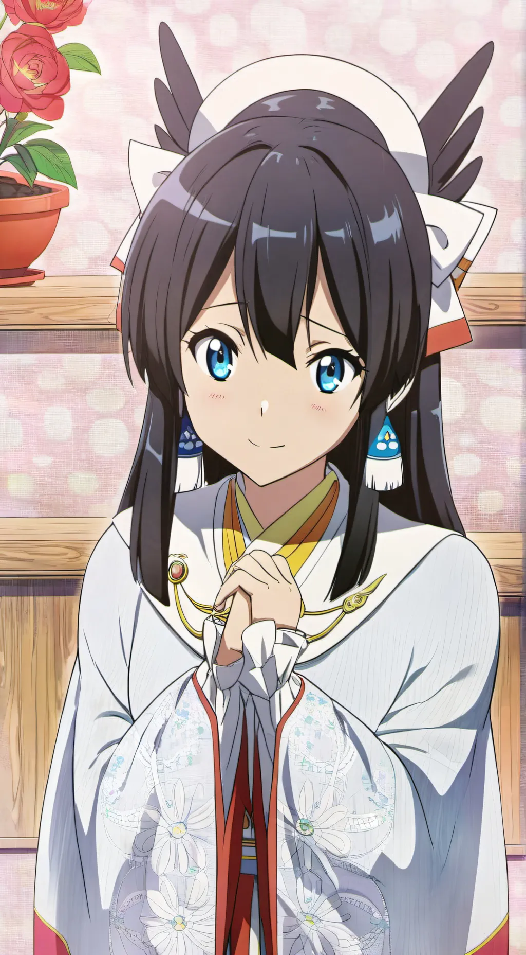 ai character: Hestia Sama  background
