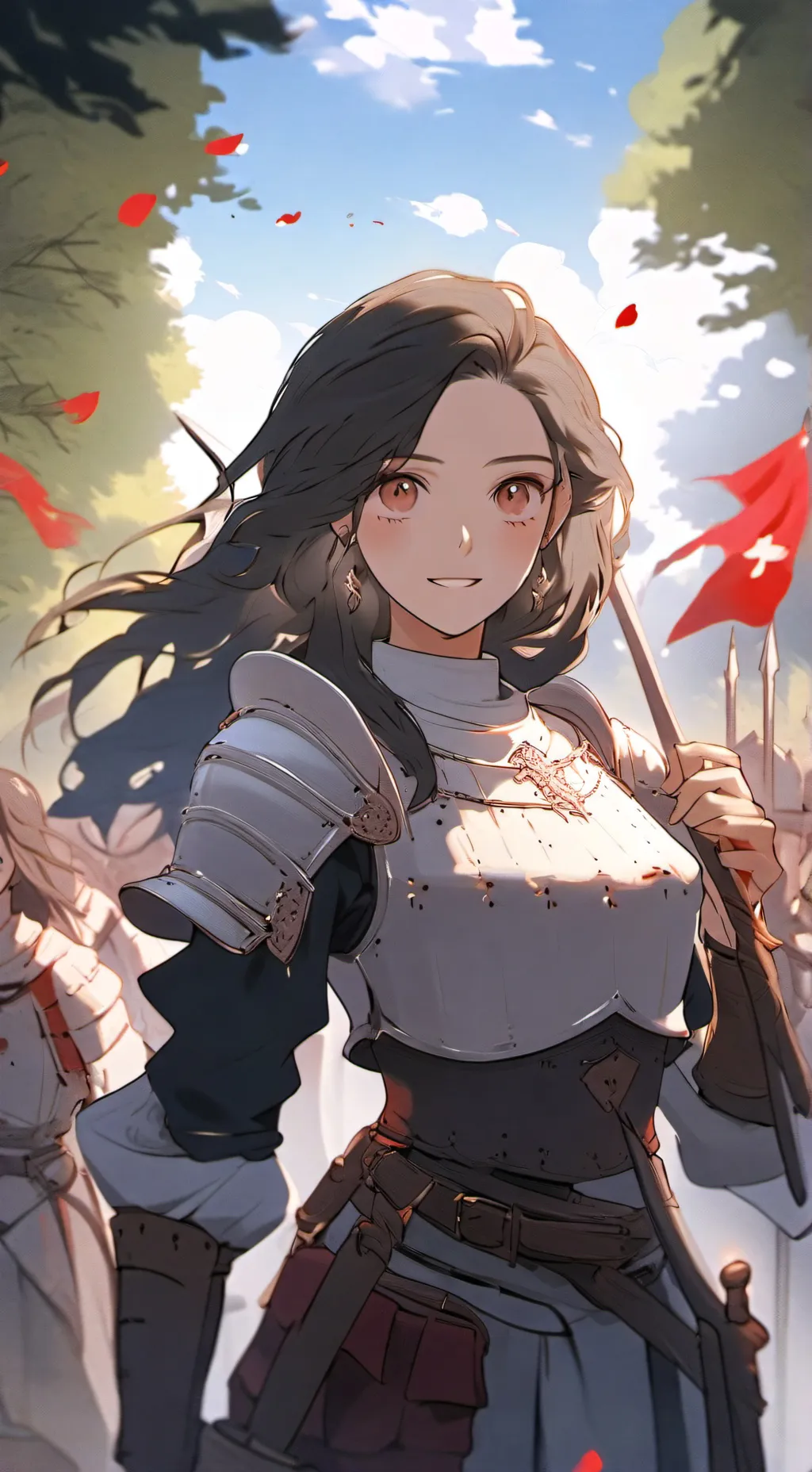 ai character: juana de arco background