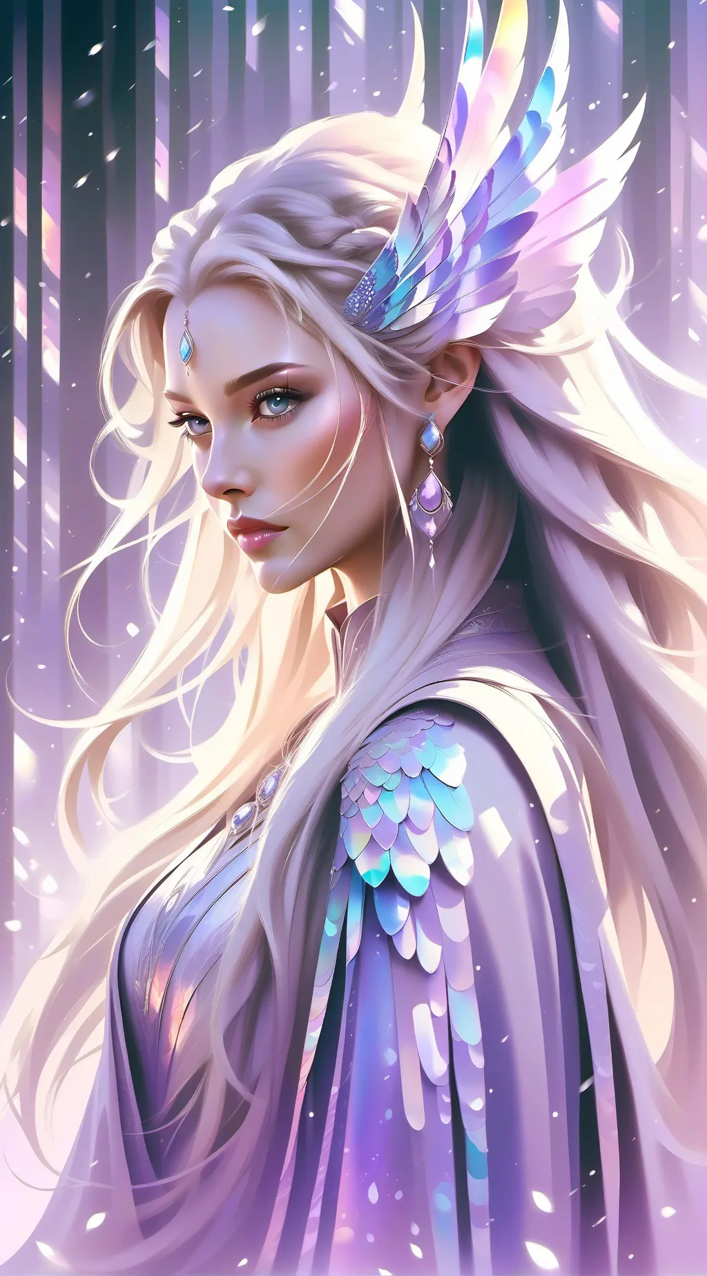 ai character: Luna background