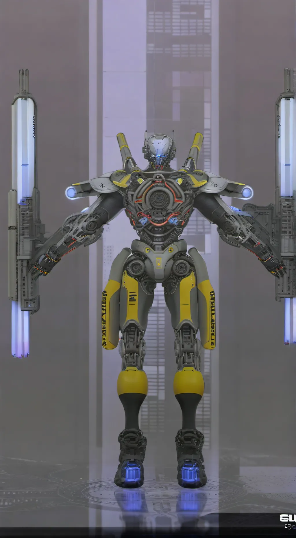 ai character: Mech background
