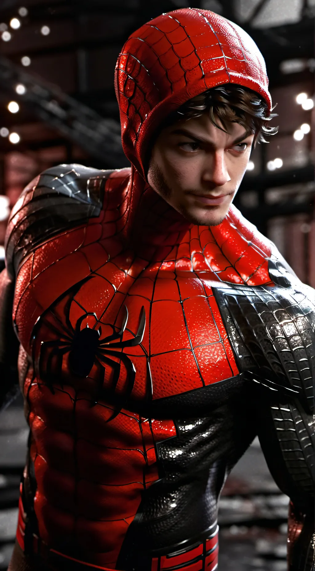 ai character: peter parker  background