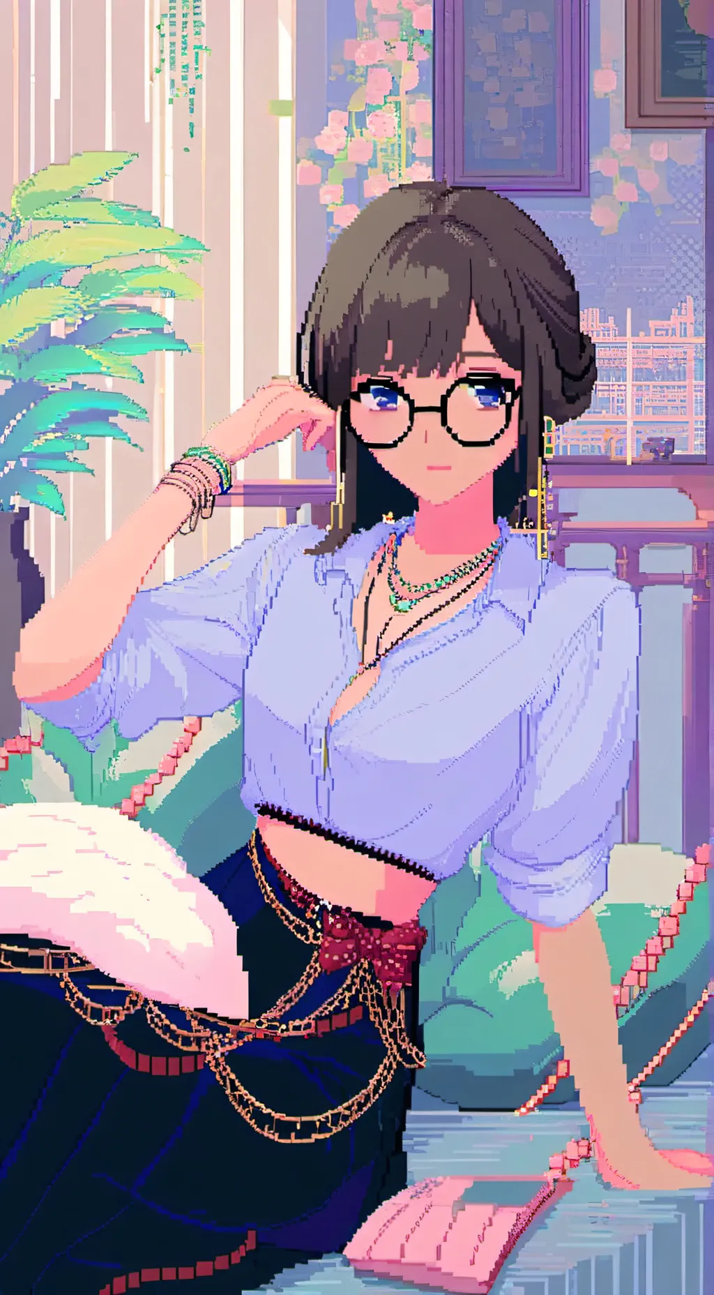 ai character: Sophia background