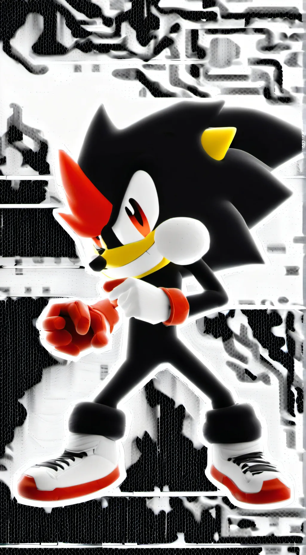 ai character: Shadow hedgehog  background