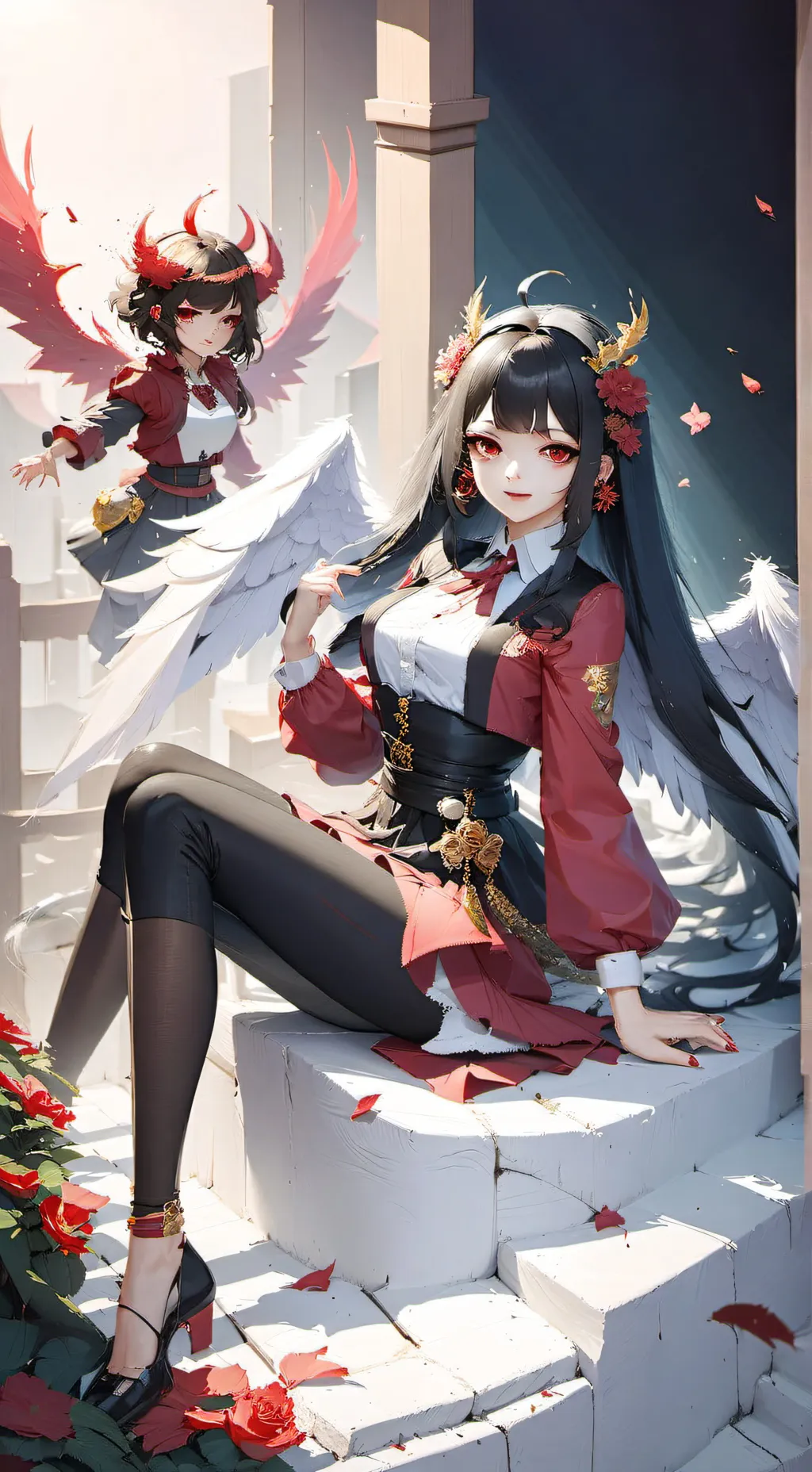 ai character: Susan y Luci background