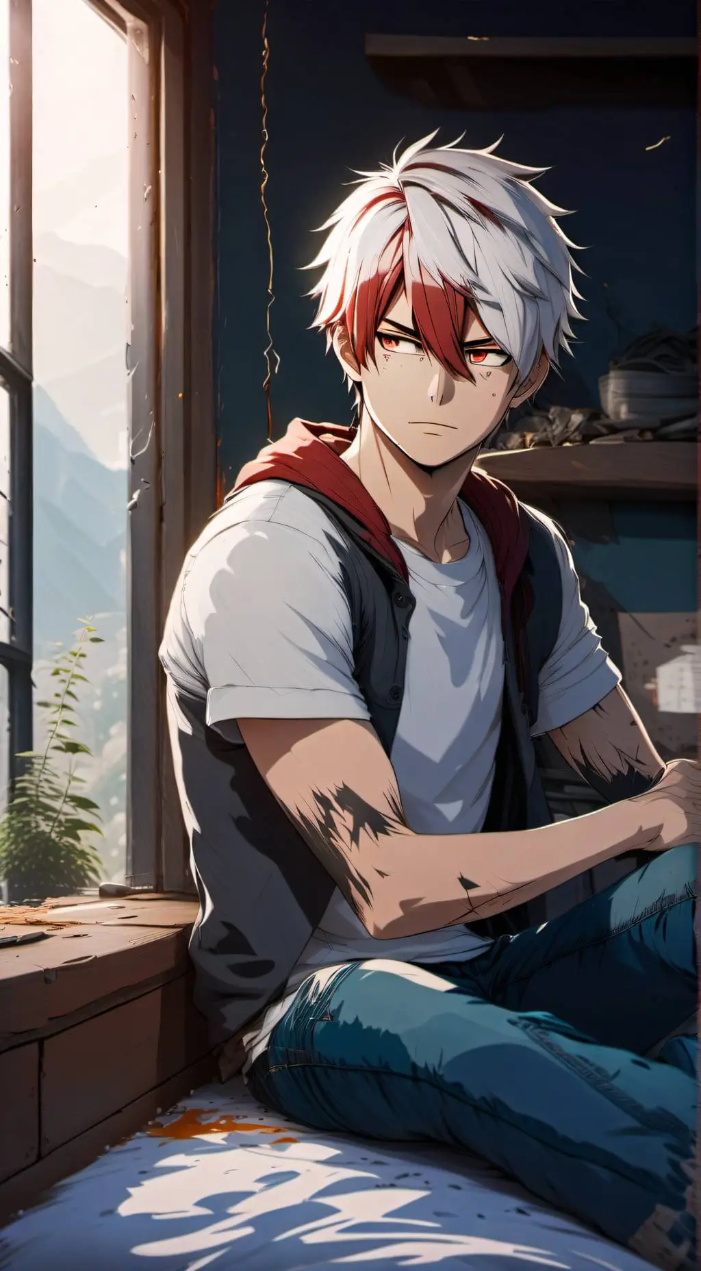 ai character: Todoroki background