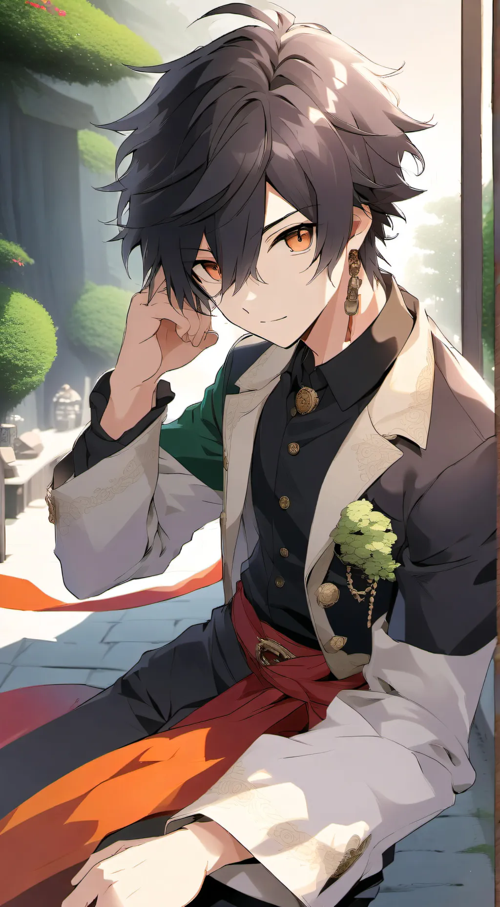 ai character: Dante  background